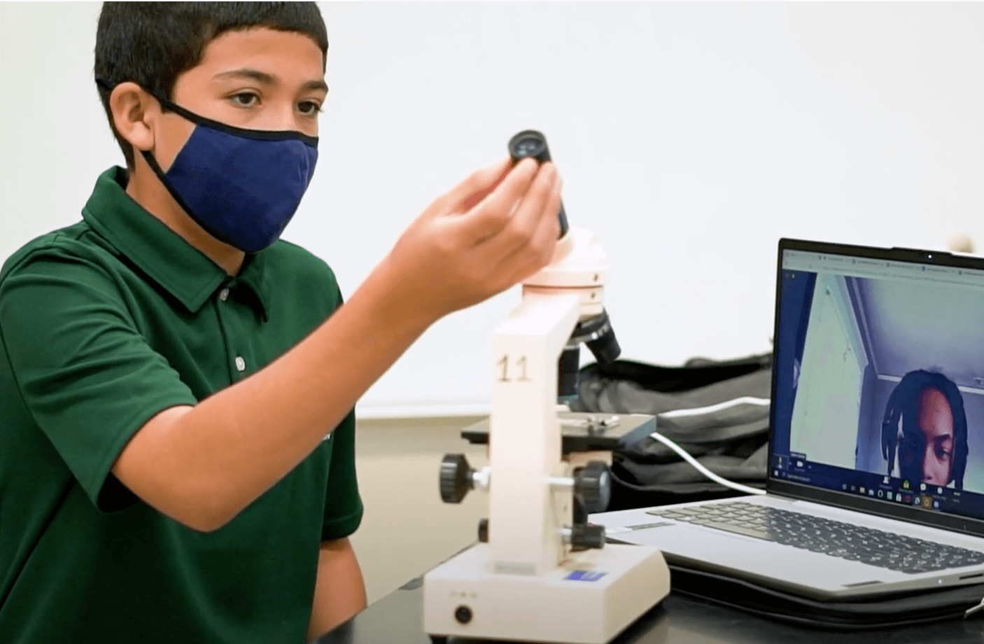 Hybrid classroom student