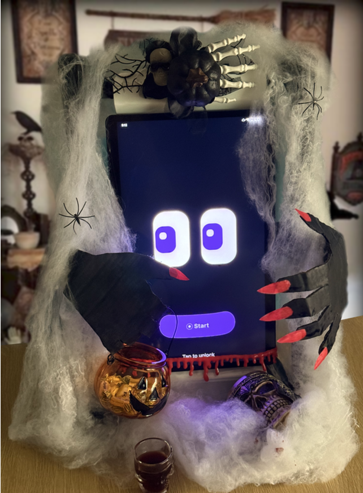 M2 as a monster on Halloween