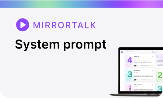 System prompt mirrortalk