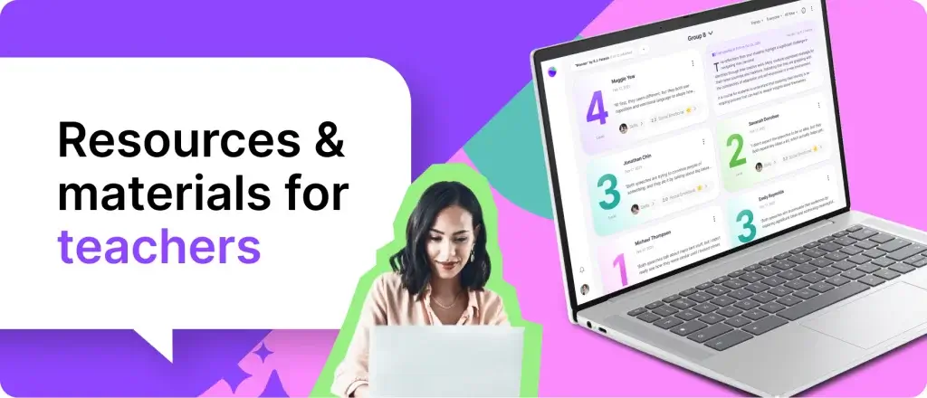 Resources & materials for teachers