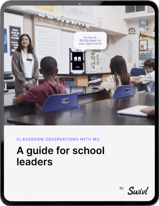 eBook named: "Classroom observations with M2: A guide for school leaders"