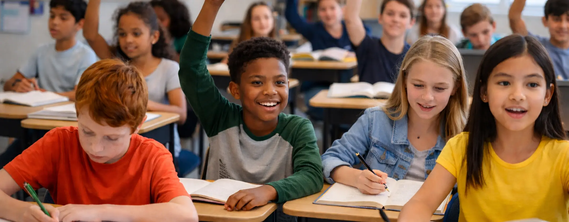 students in classroom