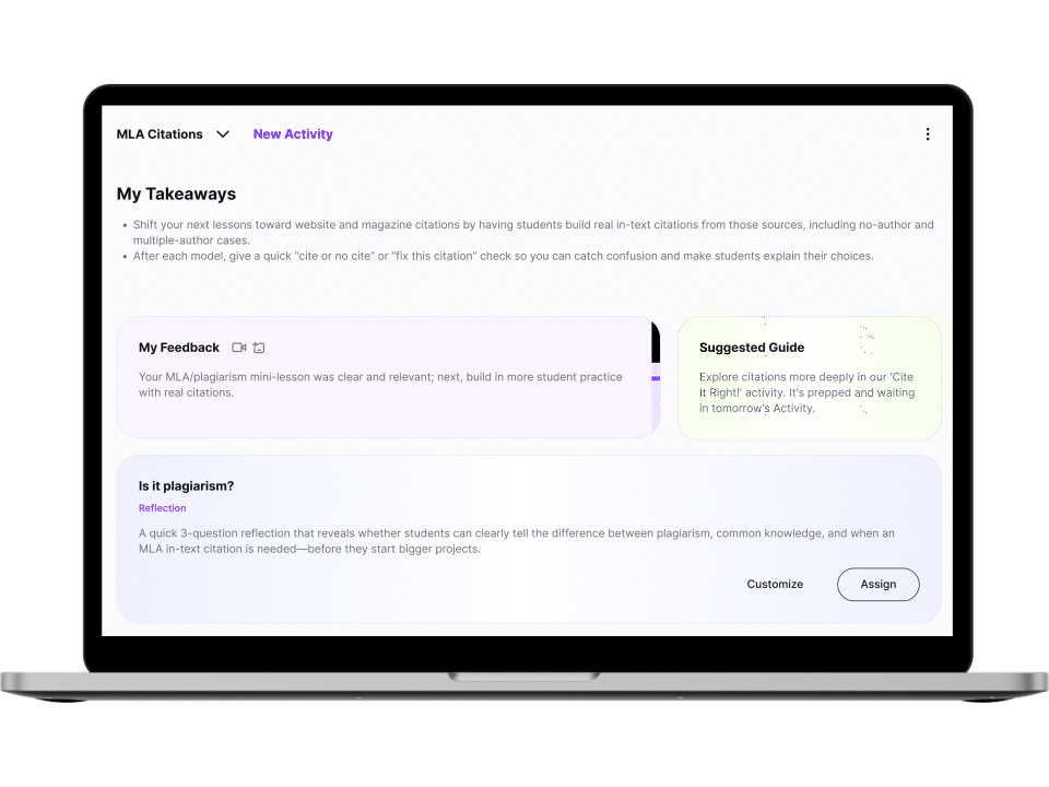 Laptop with feedback