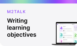 M2Talk Writing learning objectives