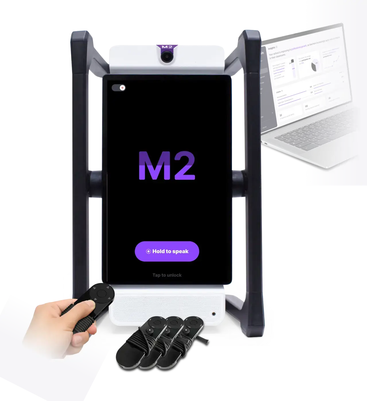 m2 app on m2 robot illustration