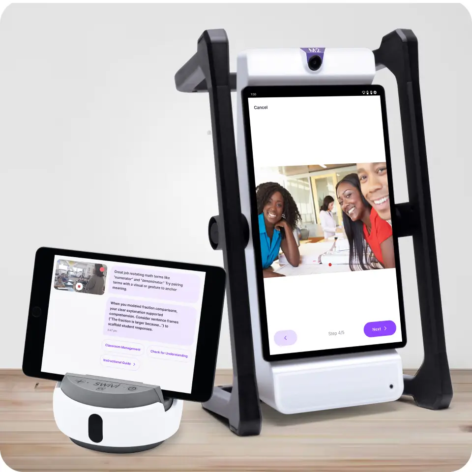 mirrortalk on robot and m2
